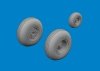 Eduard 6481109 UH-60 wheels ICM 1/48